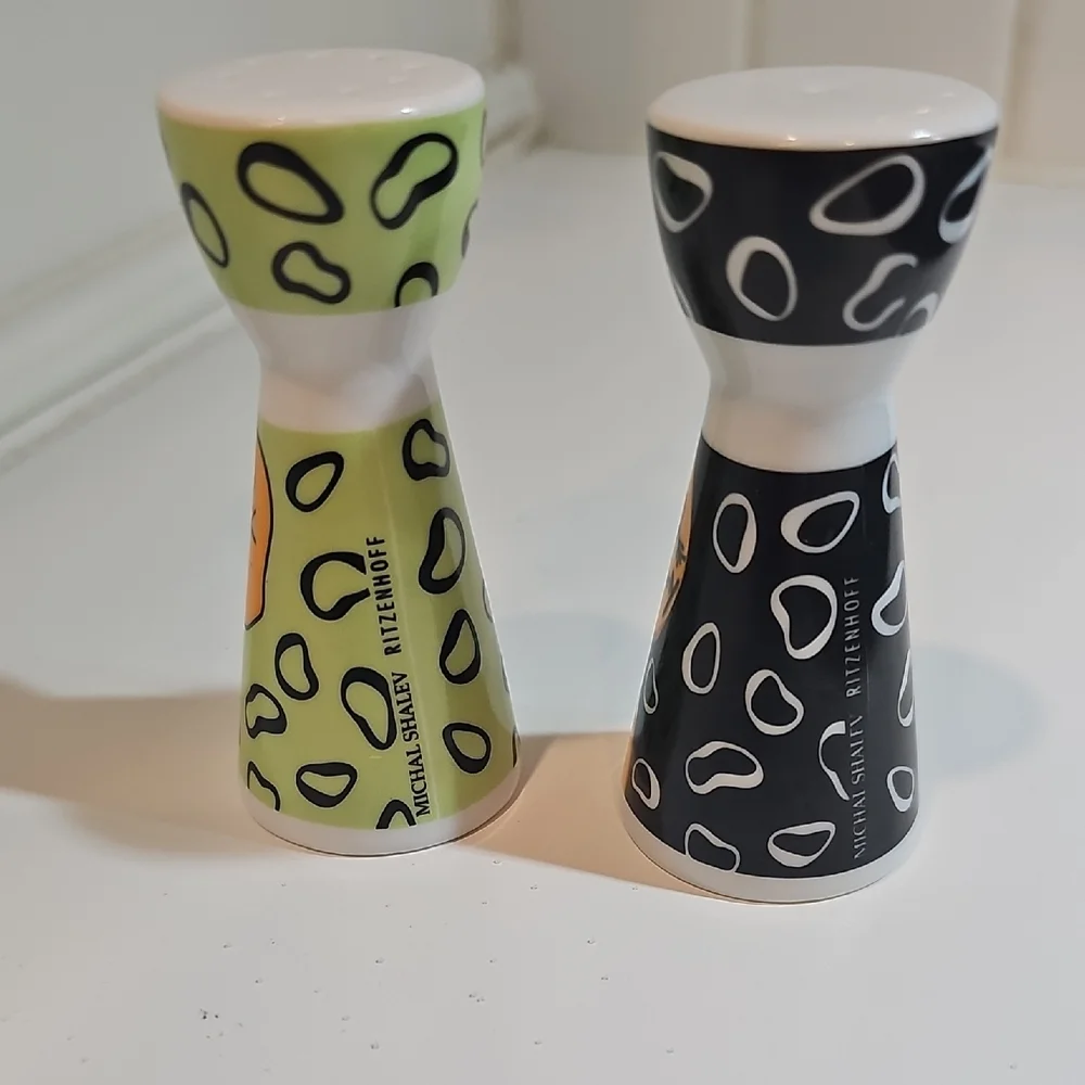 VHTF Ritzenhoff Michal Shalev Salt & Pepper Shaker Set Pop Art